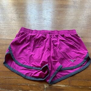 Mizuno Women's Magenta Athletic Shorts